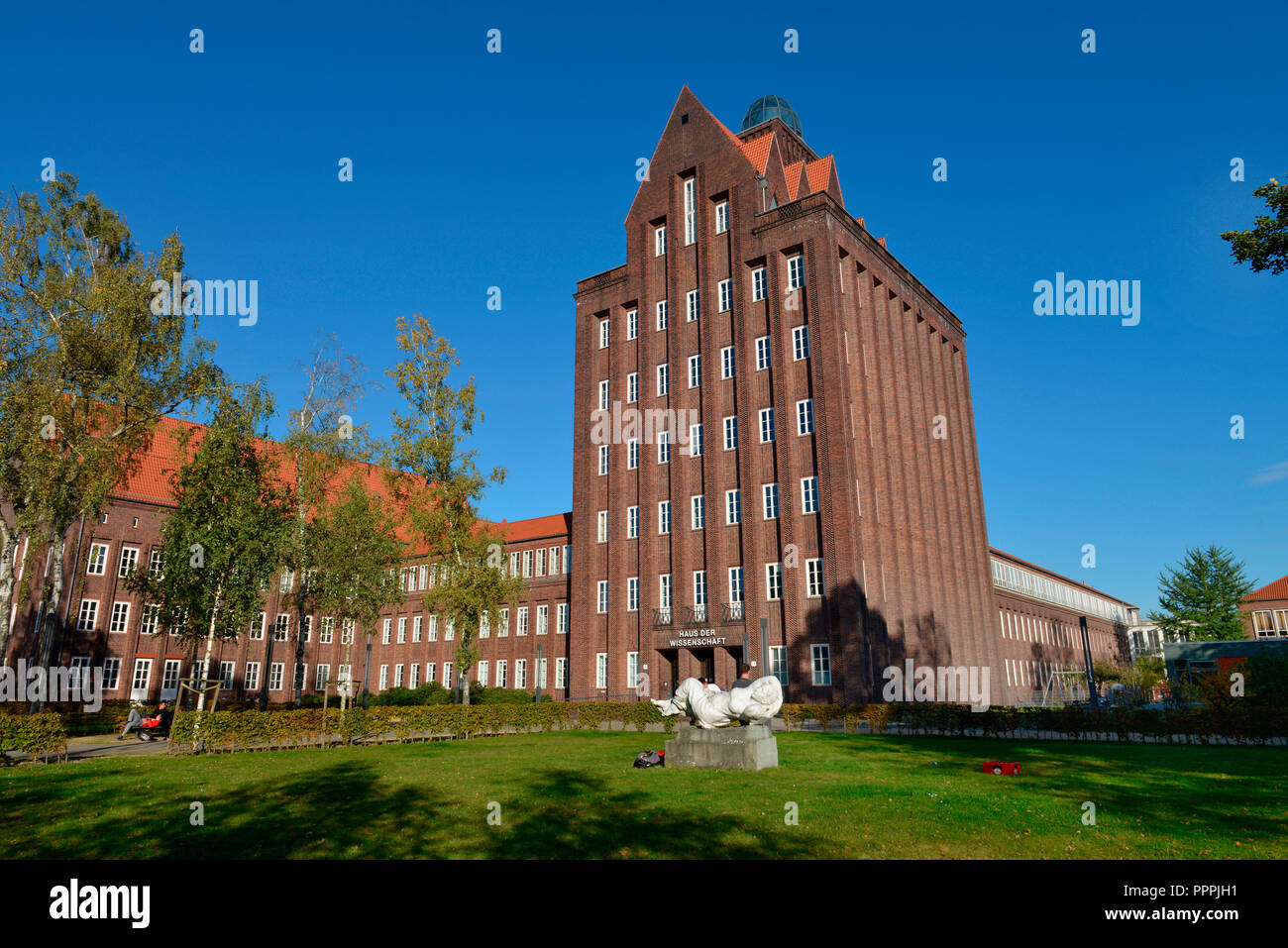 Haus der Wissenschaft, Pockelstrasse, Technische Universitaet, Braunschweig, Niedersachsen, Deutschland Foto Stock