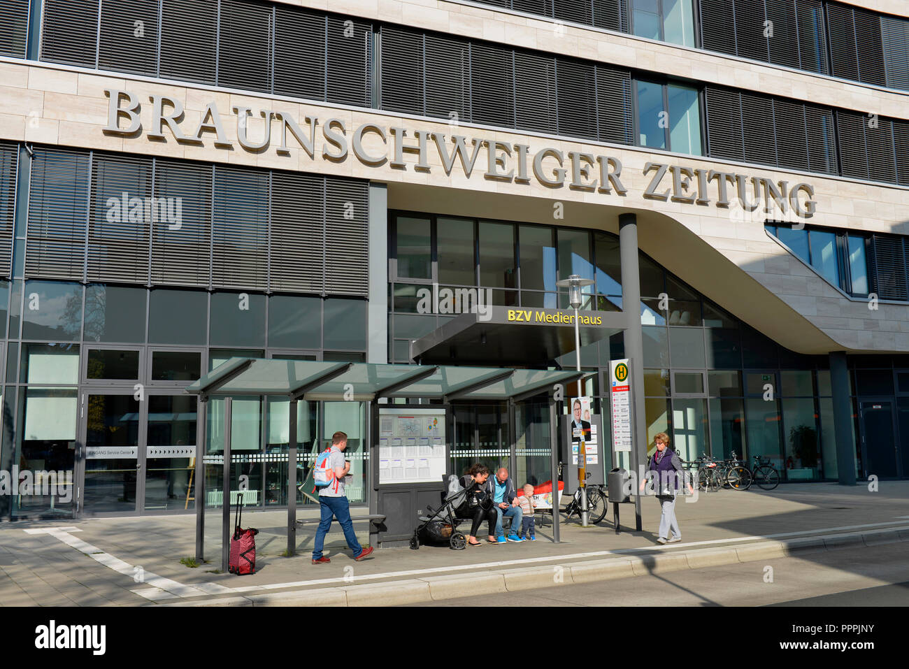 Braunschweiger Zeitung, Hintern Bruedern, Braunschweig, Niedersachsen, Deutschland, Hintern Brüdern Foto Stock