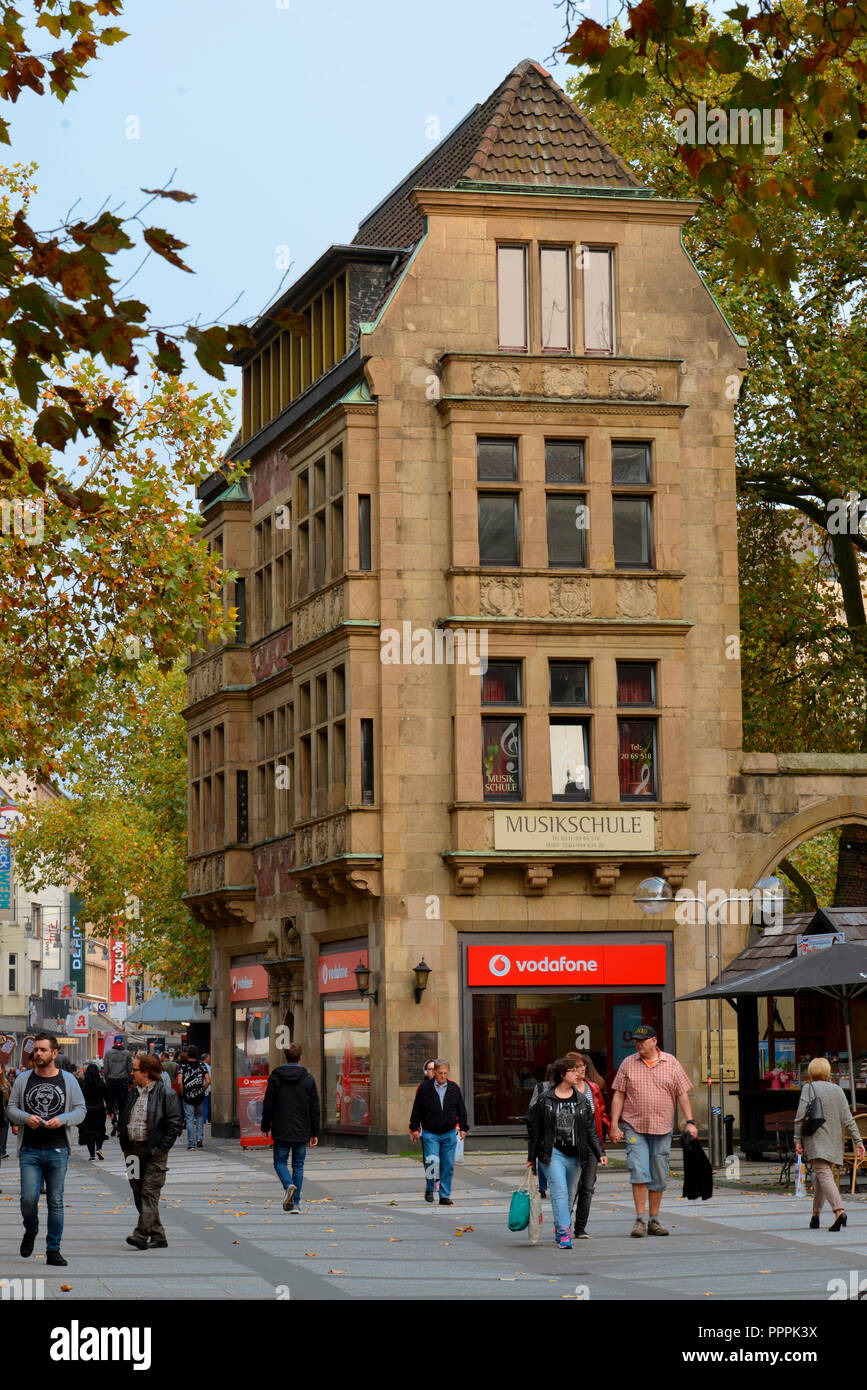 Vehoffhaus, Ostenhellweg, Dortmund, Nordrhein-Westfalen, Deutschland Foto Stock