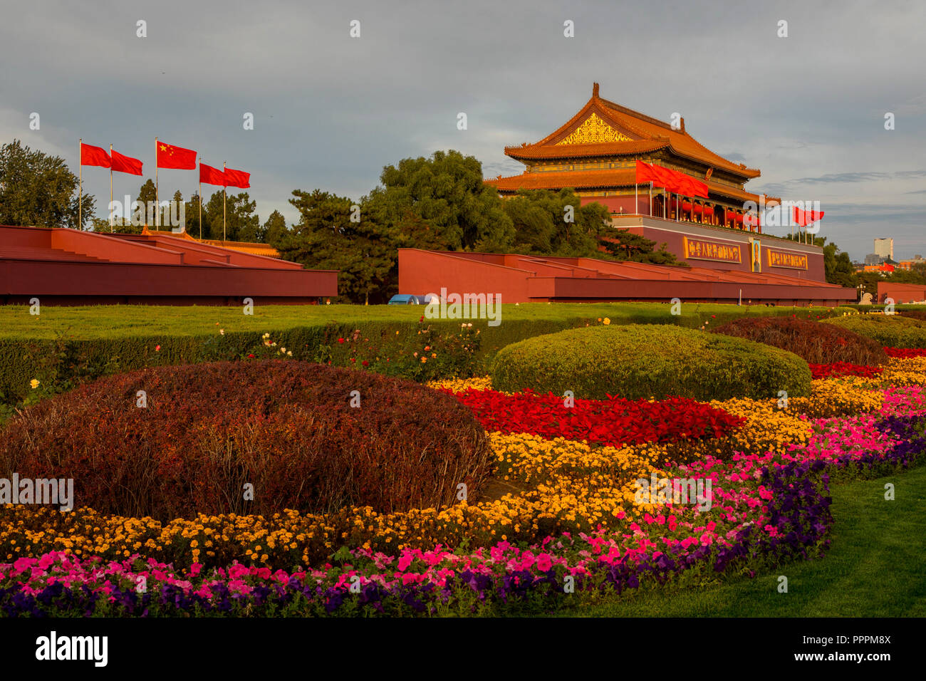 La Città Proibita e Piazza Tiananmen, Pechino Beijing Shi Cina Foto Stock