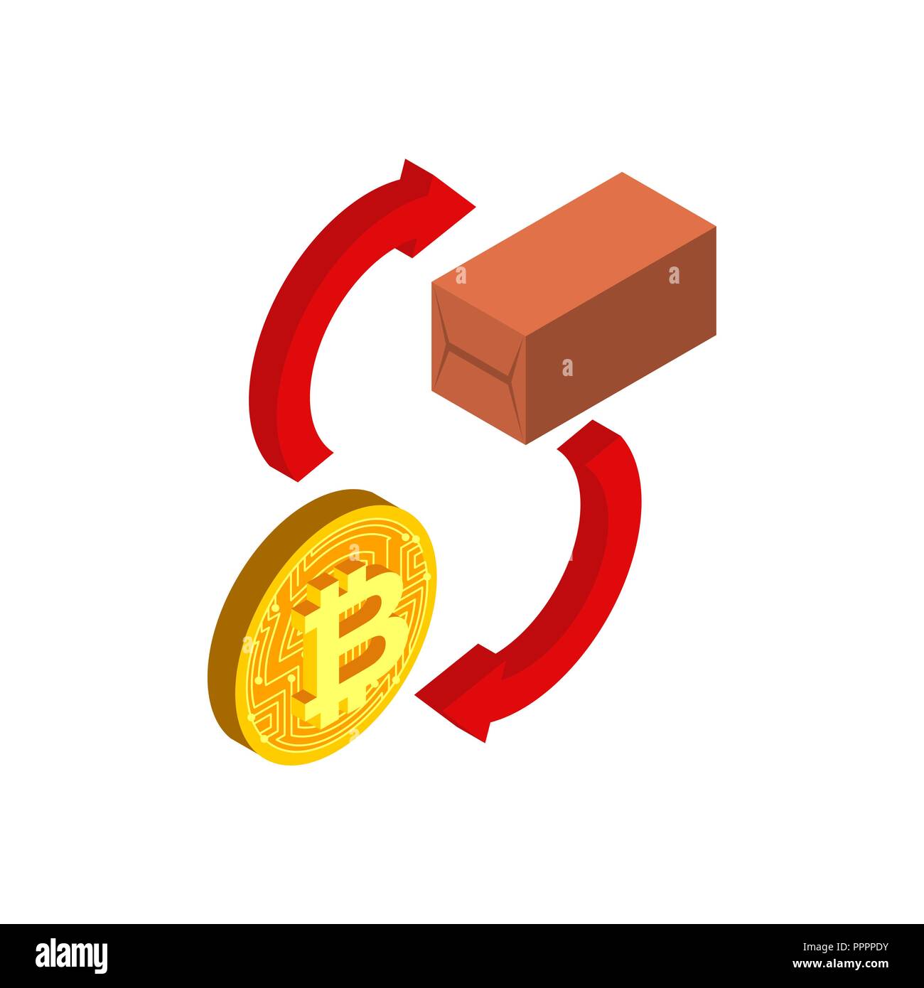 Merci di scambio per bitcoin. Dollaro e moneta Crypto. Relazioni  finanziarie. Comprare e vendere Immagine e Vettoriale - Alamy