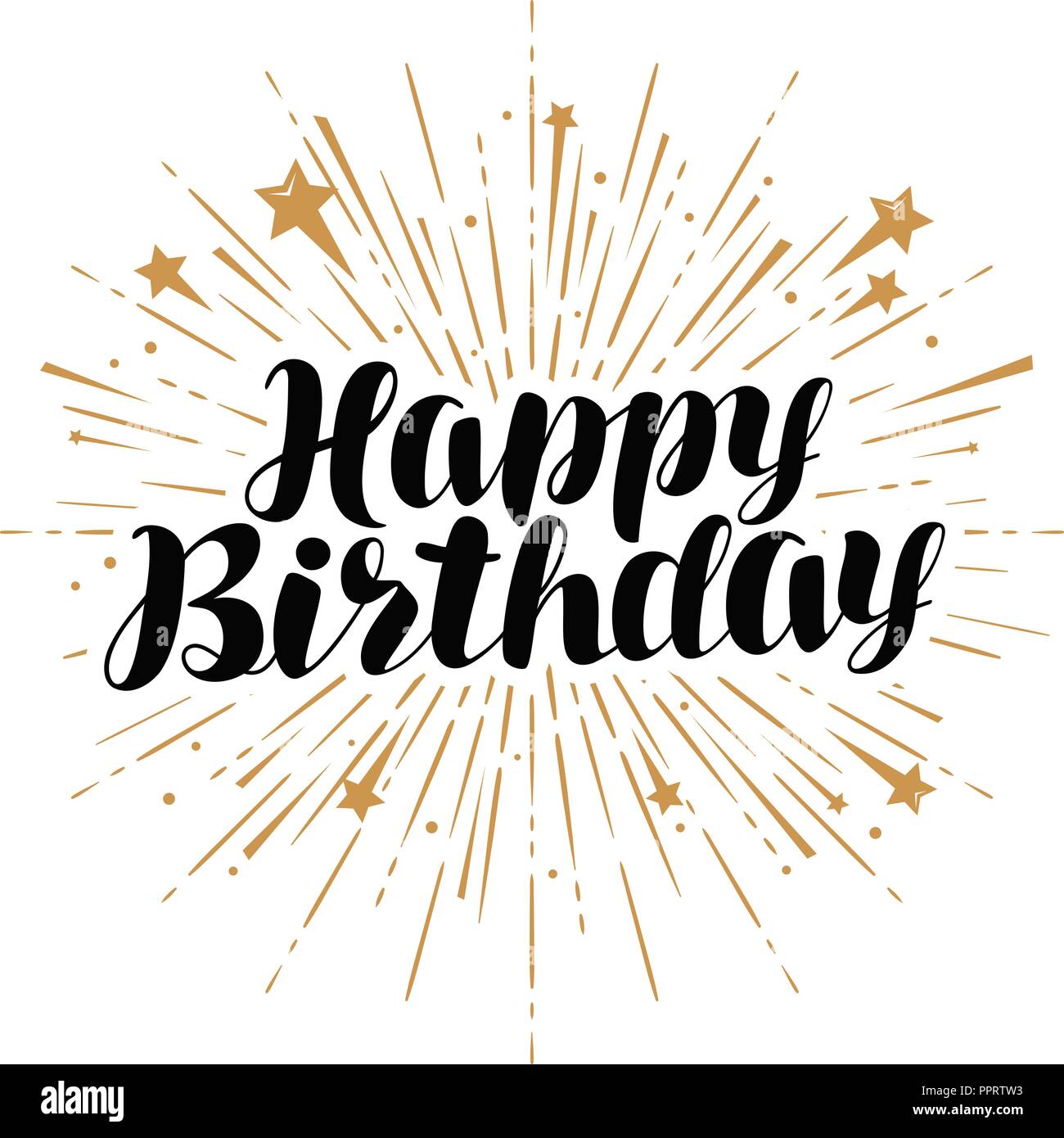 Buon compleanno lettering immagini e fotografie stock ad alta