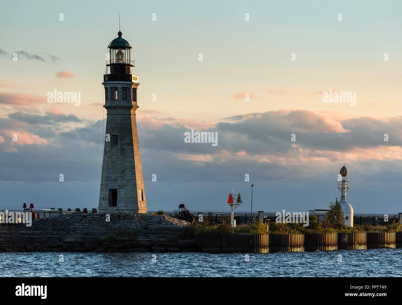 Faro di Buffalo, Buffalo, New York, Stati Uniti d'America. Foto Stock