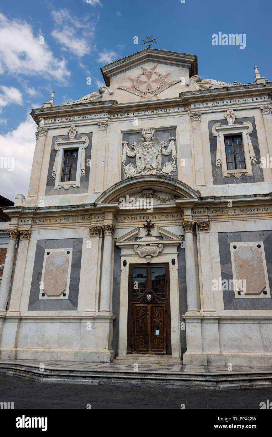 Chiesa dei Cavalieri dell'Ordine di Santo Stefano, Pisa, Toscana, Italia Foto Stock