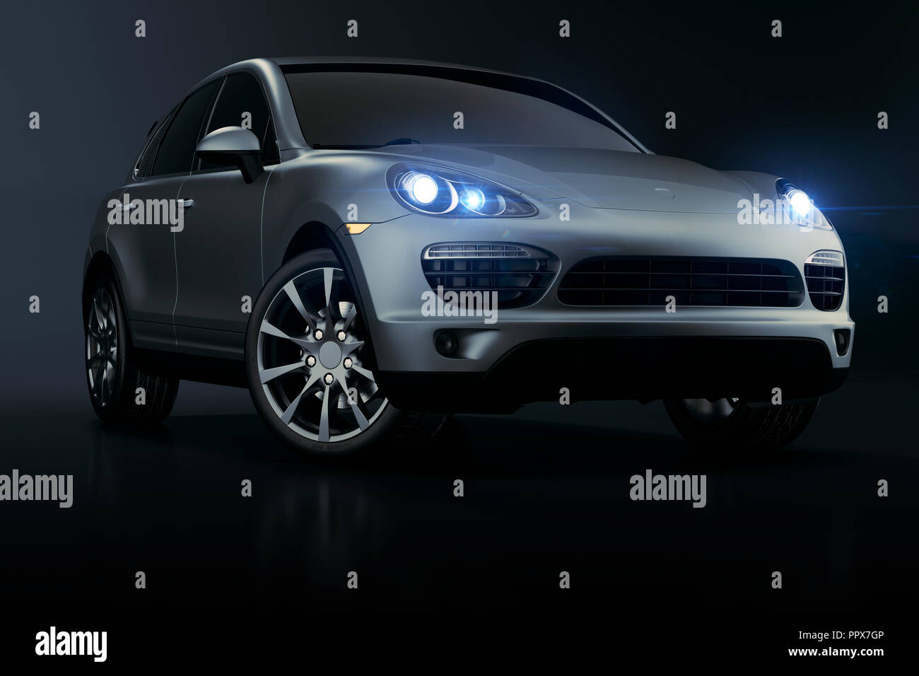 3d sport luxury Auto SUV Foto Stock