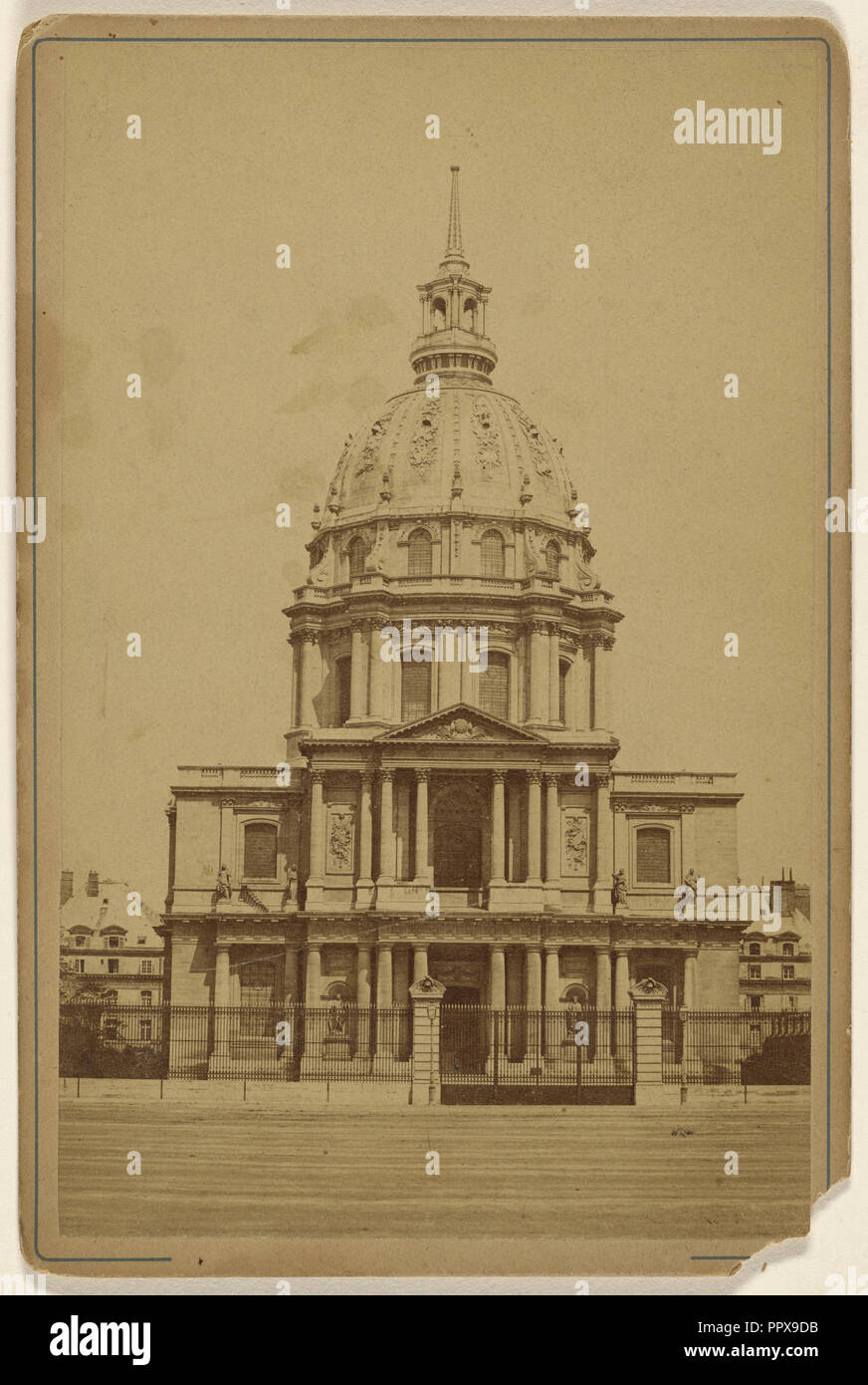 Cupola des Invalides; Francese; circa 1875; albume silver stampa Foto Stock