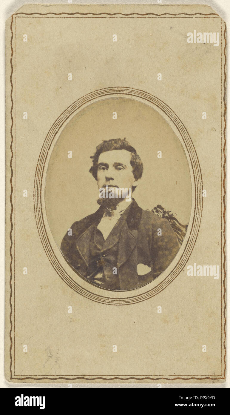 Sarà Stewart Hackettstown N. Jersey; American; 1860s; albume silver stampa Foto Stock