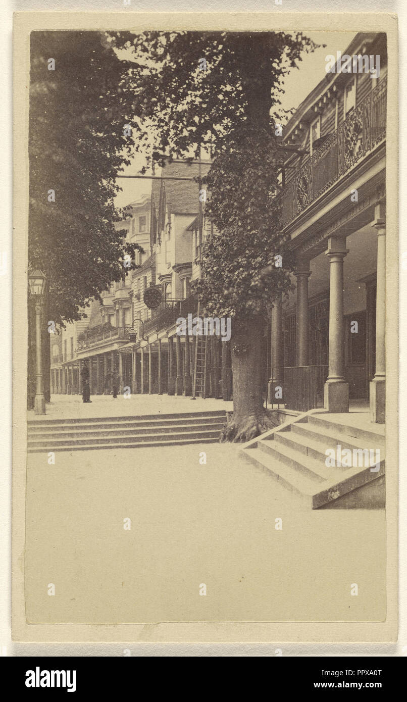 High Street. Turnbridge Wells. 14 aprile '66; Henry Loof, British, attivo Turnbridge Wells, Inghilterra 1860s, 14 aprile 1866 Foto Stock