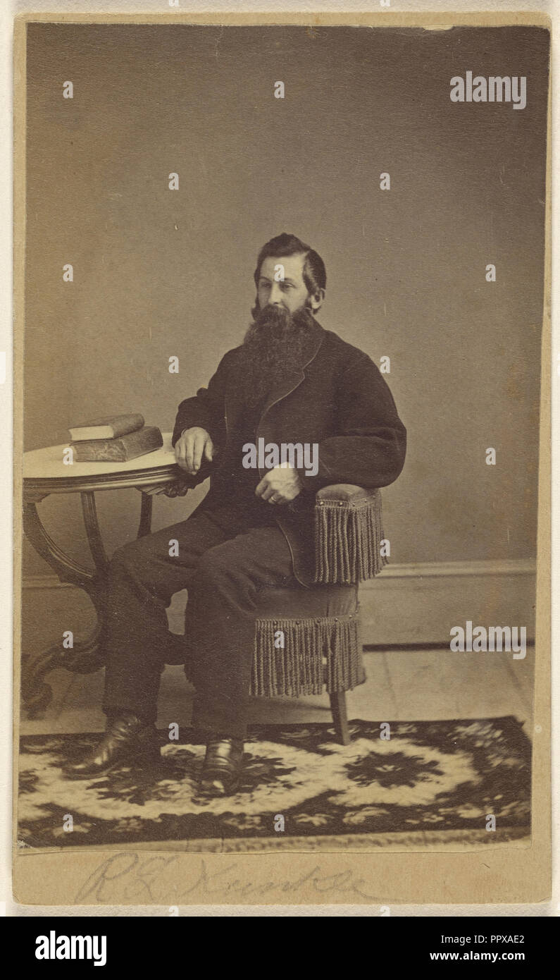 R.L. Kunkle; James S. Woodley, American, attivo 1860s, 1865 - 1870; albume silver stampa Foto Stock