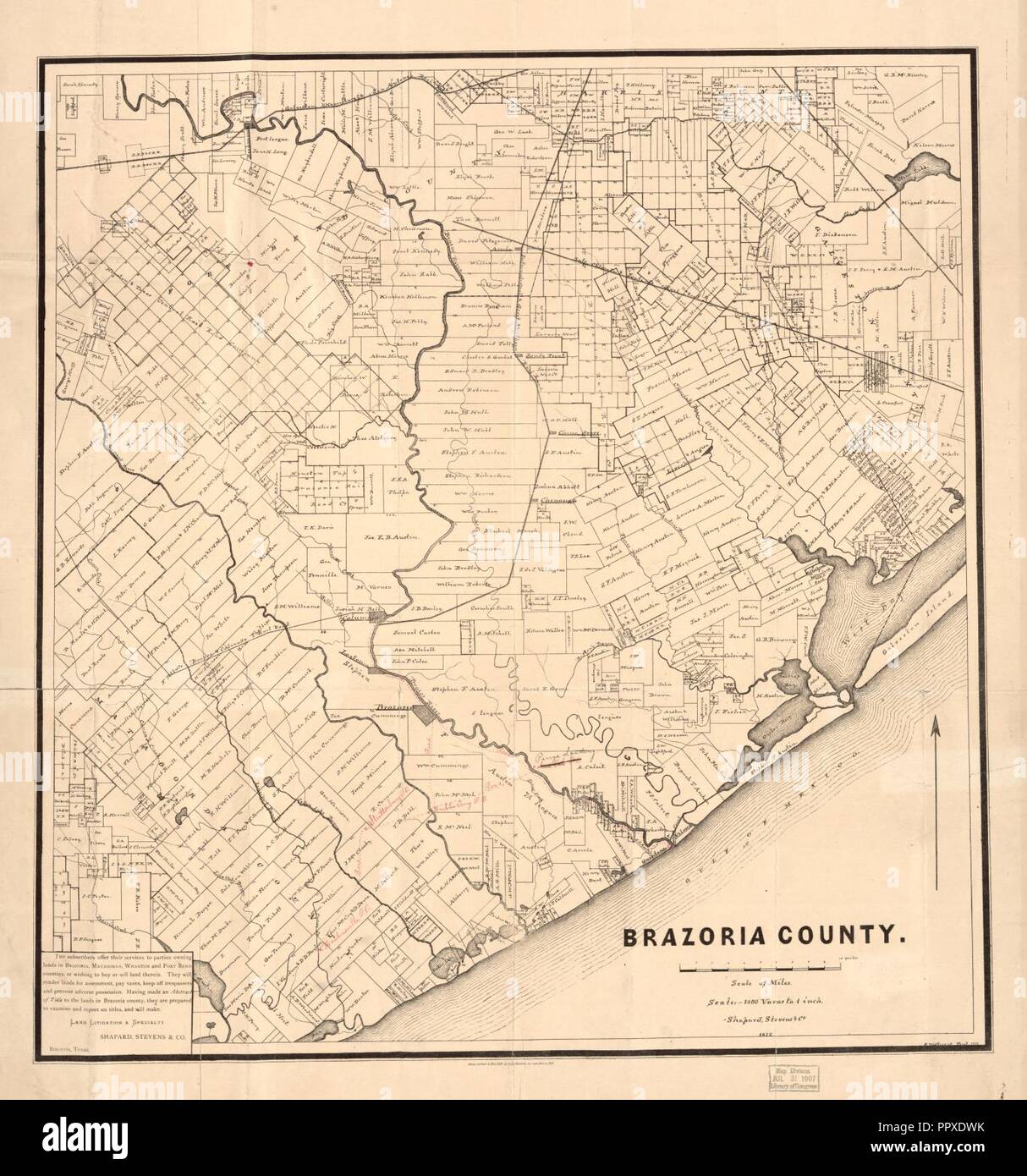 Brazoria County. Foto Stock