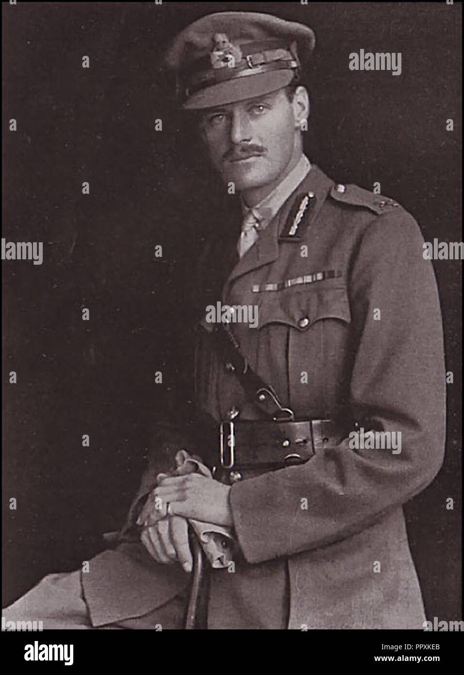 Sir Brigadier-General Hill bambino C.M.G. D.S.O. C.R.A. Xlvi divisione. Foto Stock