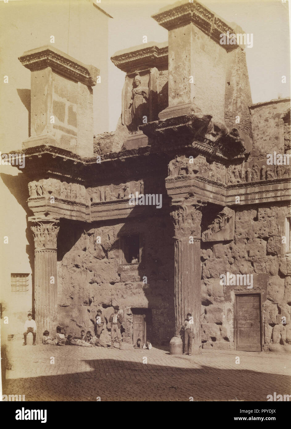 Terme di Caracalla; James Anderson, britannico, 1813 - 1877, circa 1845 - 1877; albume silver stampa Foto Stock