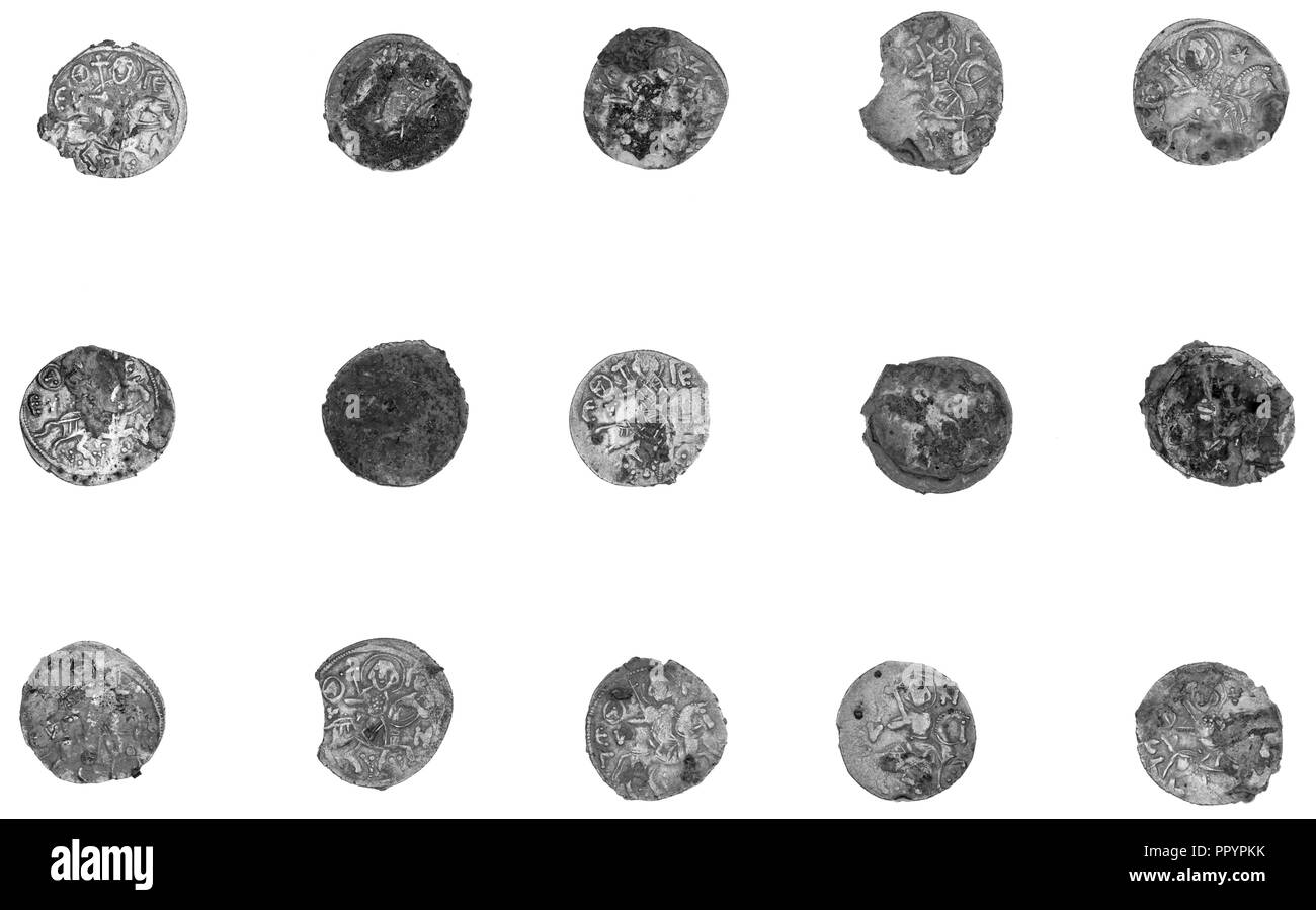 Unattributed Trebisonda moneta; circa il XIII secolo; argento Foto Stock