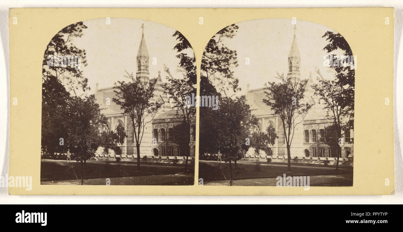Balliol College di Oxford; Stephen Thompson, britannico, circa 1830 - 1893, 1860s; albume silver stampa Foto Stock