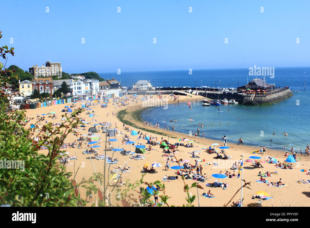 Viking Bay in Broadstairs, Kent, Regno Unito Foto Stock