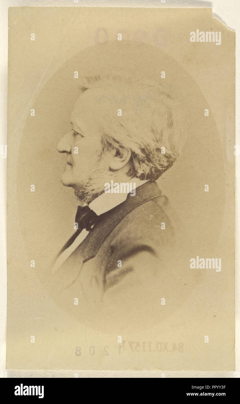 Wilhelm Richard Wagner; circa 1875; albume silver stampa Foto Stock