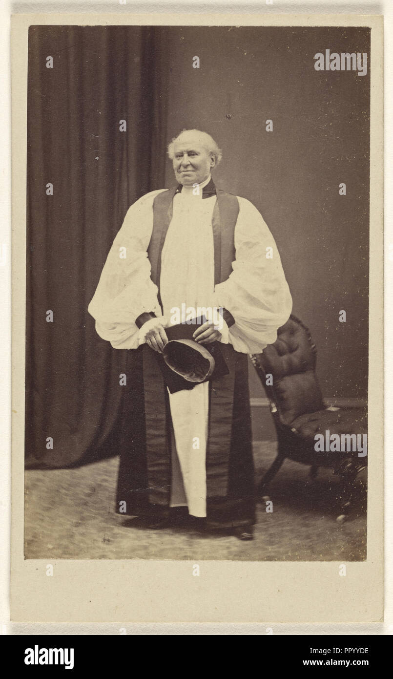 R. Rev. Renn Dixin Hampden. D.D. Signore Vescovo di Hereford - Pastore di 34 Livings..; Bustin, British, attivo 1840s - 1850S, 1862 Foto Stock