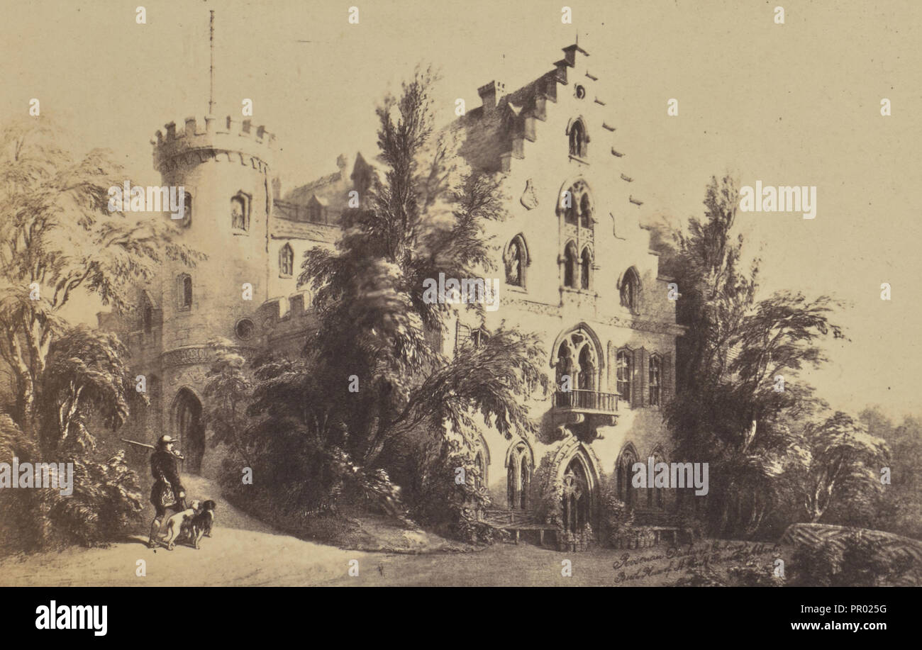Rosenau, il luogo di nascita del Principe Alberto; circa 1865; albume silver stampa Foto Stock