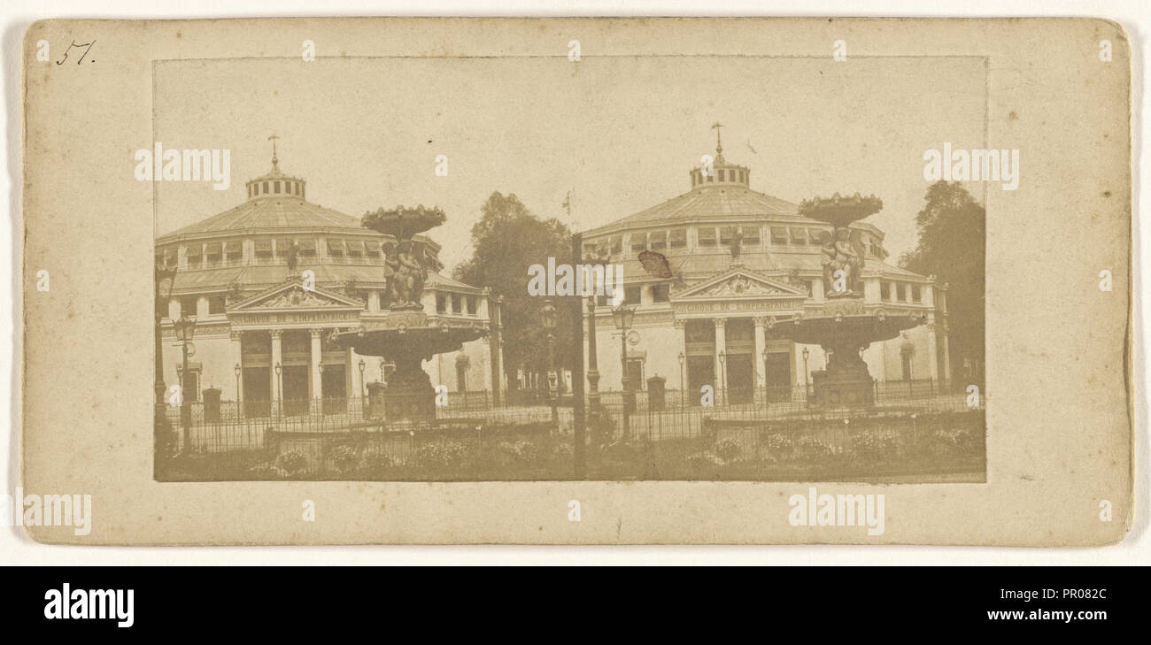 Franconi il Cirque; Francese; circa 1855; salati di stampa della carta Foto Stock