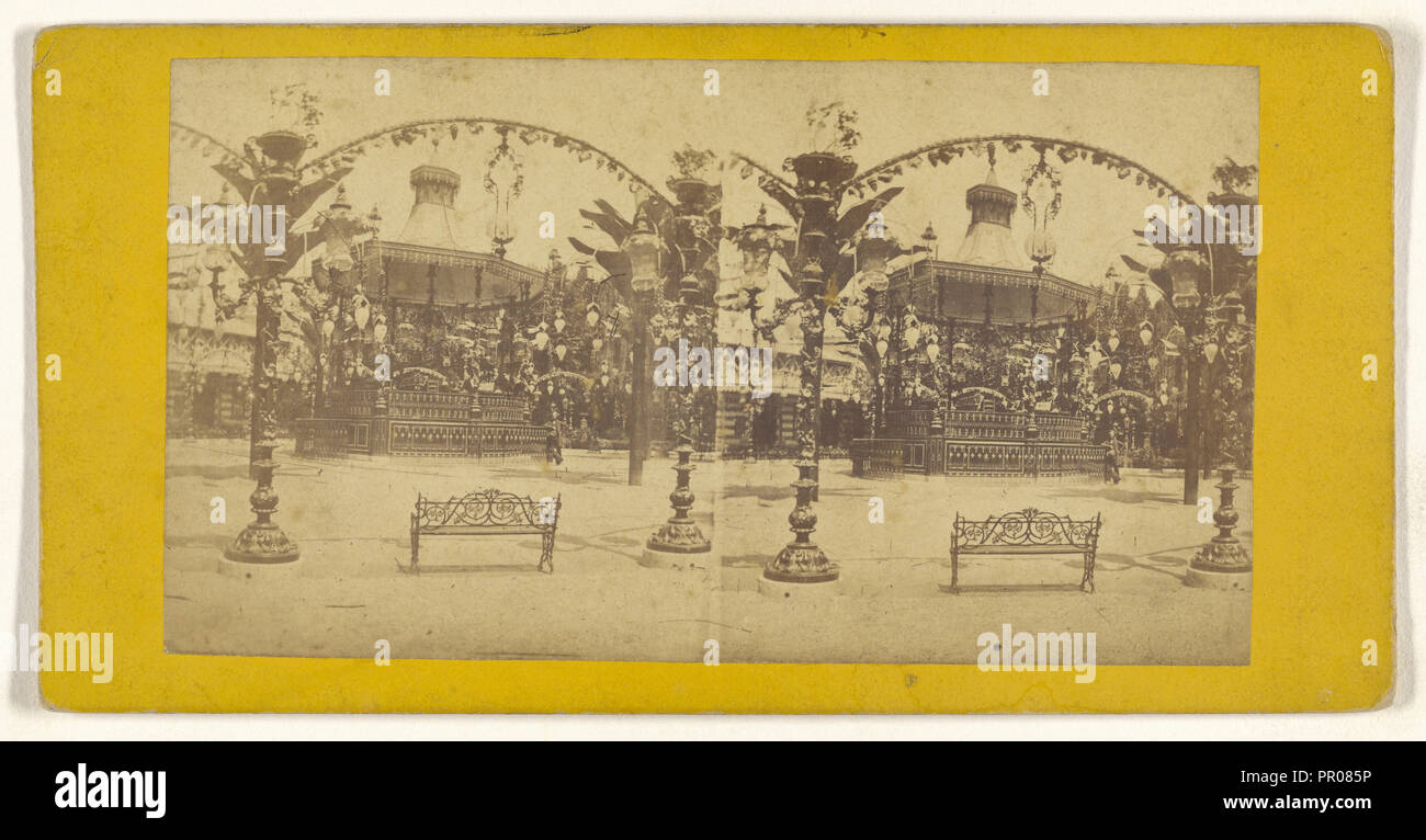 Bal Mabile, Parigi; Francese; circa 1865; albume silver stampa Foto Stock
