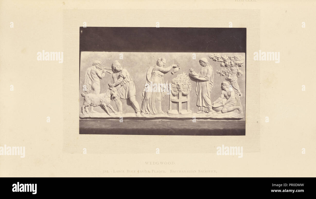 La placca; William crivelli superiori, inglese, 1811 - 1892, Londra, Inghilterra, Europa; 1871; Woodburytype; 7,9 x 12,2 cm, 3 1,8 x 4 13,16 in Foto Stock