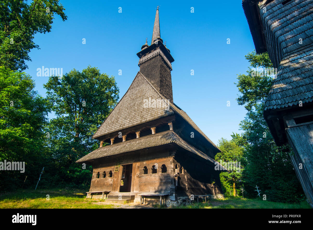 Chiesa di San Nicola, Sito Patrimonio Mondiale dell'UNESCO, Sokyrnytsya, Ucraina Occidentale, Europa Foto Stock