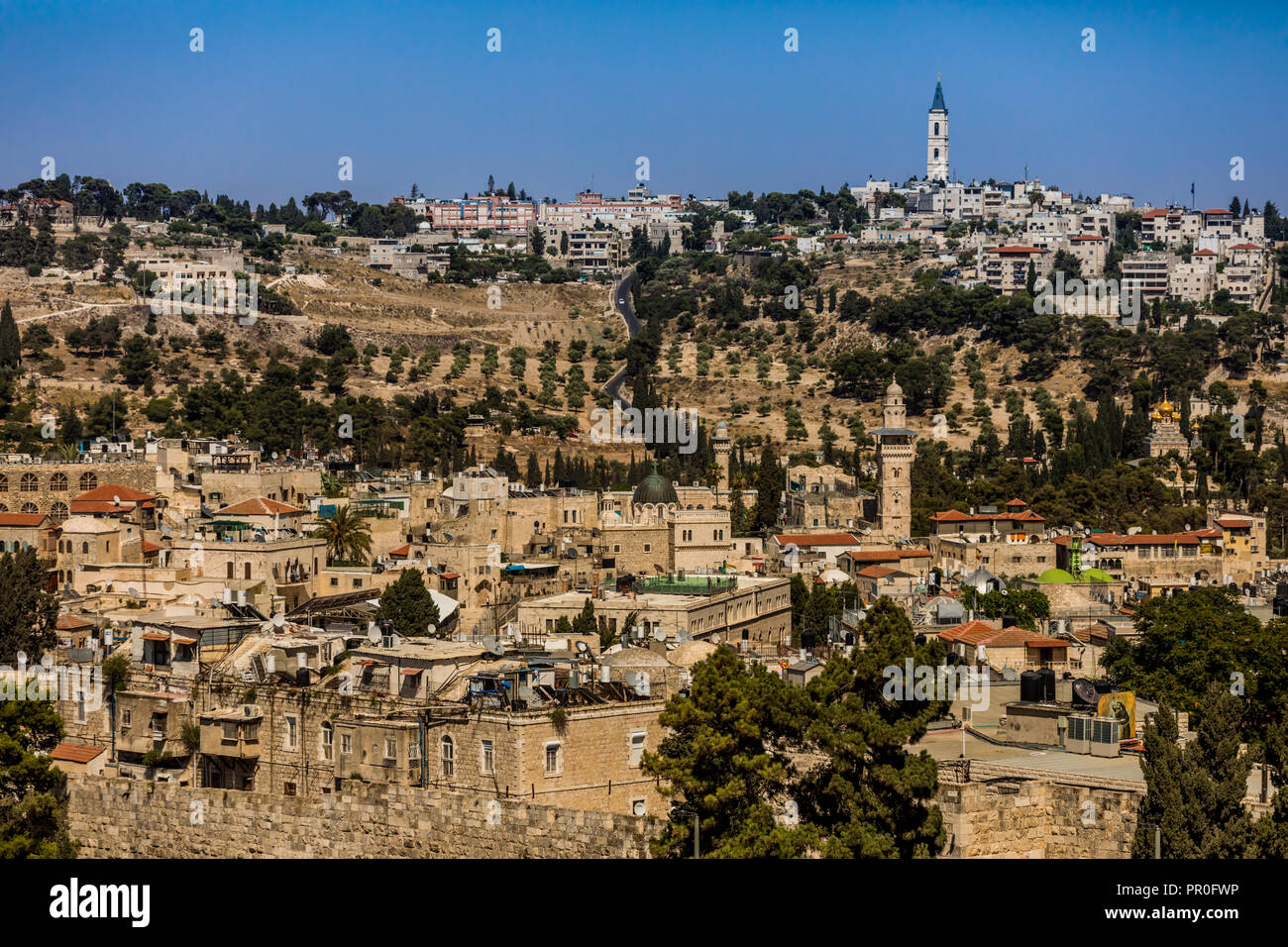 New Scenic 5 posti in Gerusalemme, Israele, Medio Oriente Foto Stock