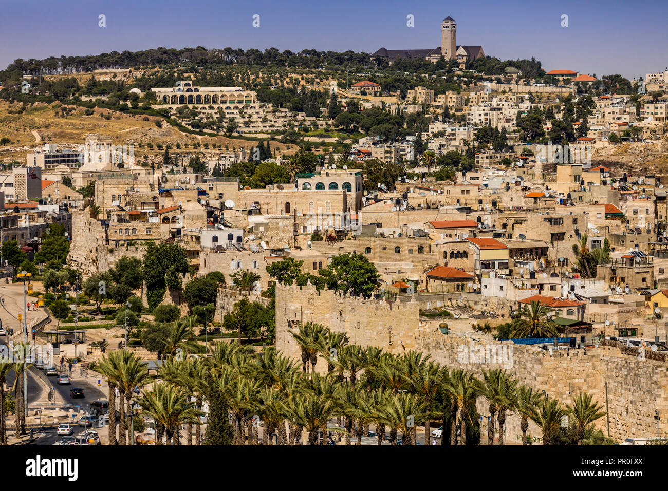 New Scenic 5 posti in Gerusalemme, Israele, Medio Oriente Foto Stock
