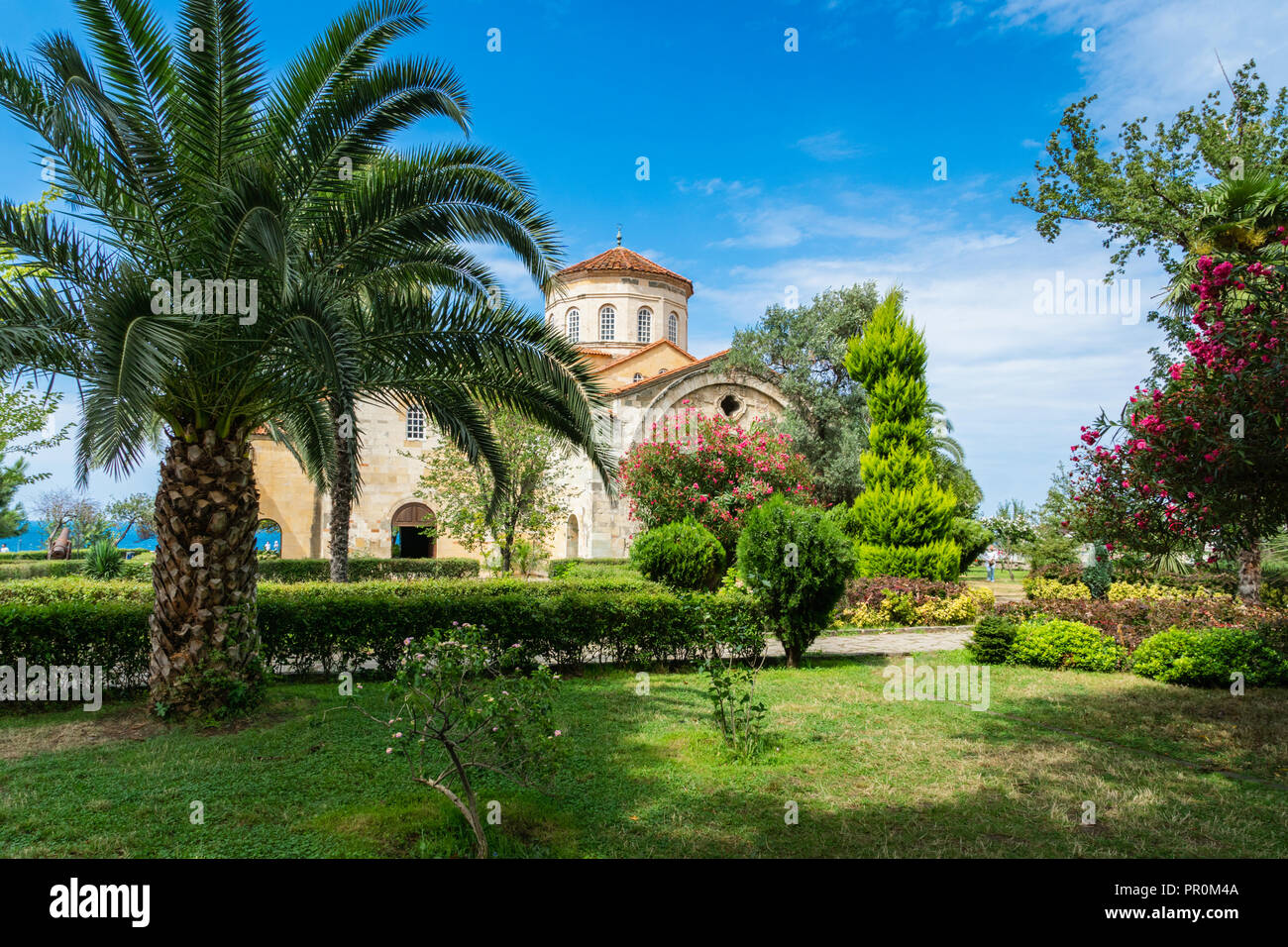 Trabzon, Turchia - Giugno 2018: la chiesa di Santa Sofia di Trabzon, Turchia. Una popolare destinazione turistica. Foto Stock