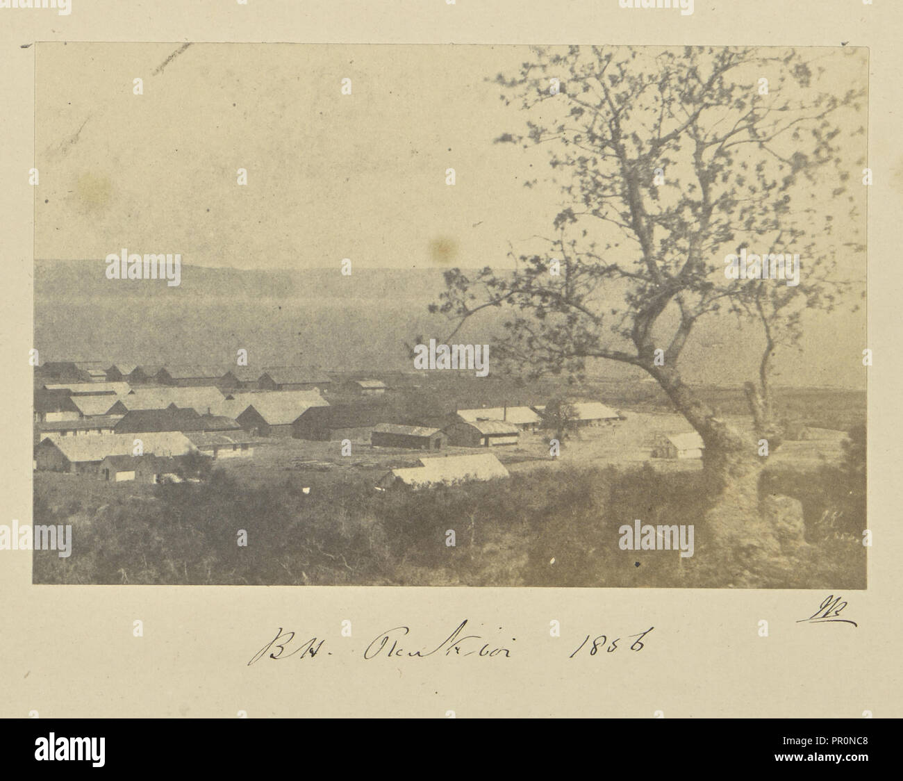 B.H. Renkioi 1856; Giovanni Kirk, scozzese, 1832 - 1922, Renkioi, Turchia; 1856; albume silver stampa Foto Stock