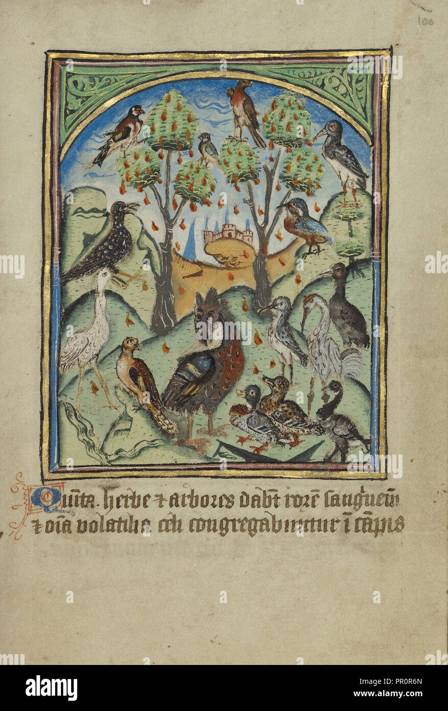 Il quinto segno prima del giorno del giudizio; Norfolk forse, scritto East Anglia, Inghilterra; l'illuminazione circa 1190; scritto Foto Stock