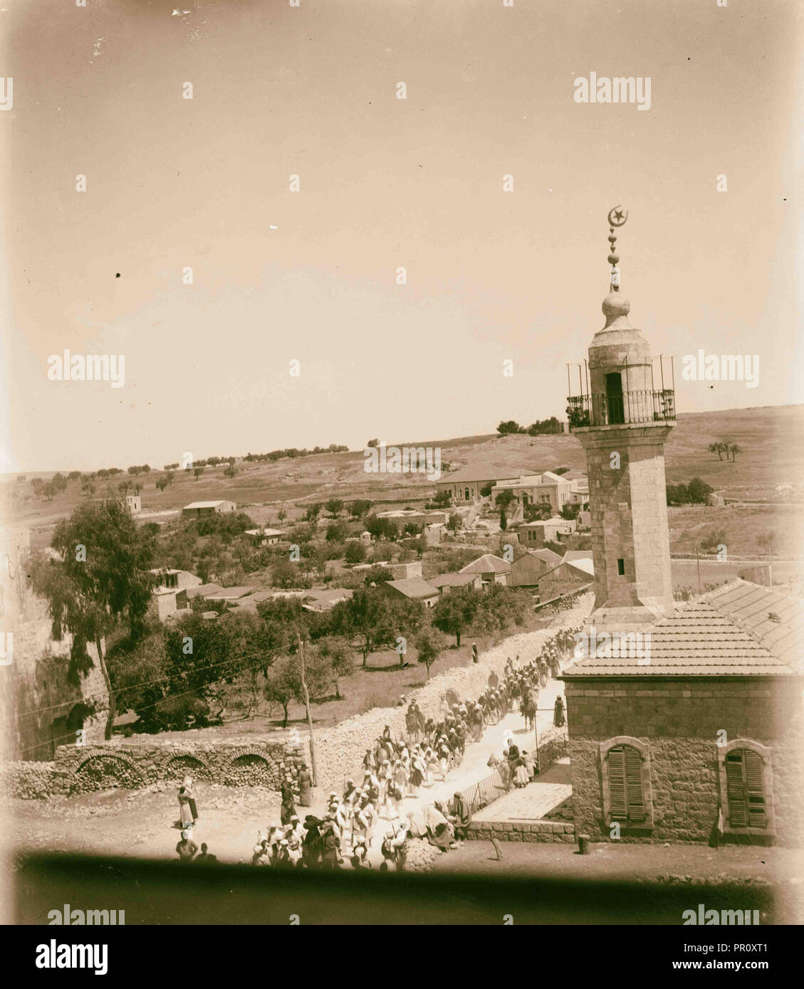 Arco trionfale, Gerusalemme. 1898, Gerusalemme, Israele Foto Stock