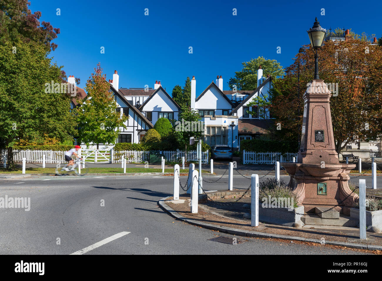 Edilizia residenziale nel villaggio di Dulwich, South London, England, Regno Unito Foto Stock