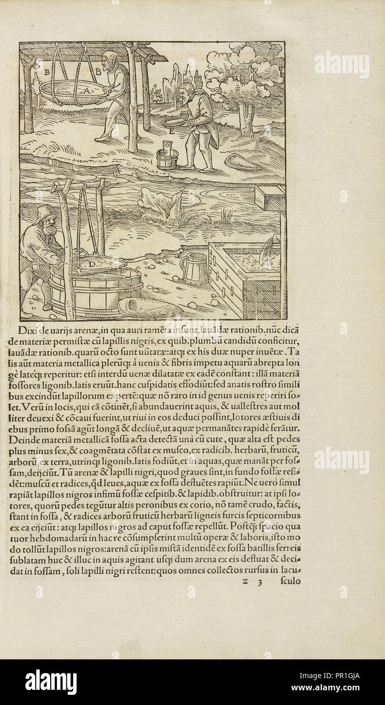 Pagina 269 Georgii Agricolae De re metallica: libri XII. Quibus officia, instrumenta, machinae, ac omnia deni, que, ad metallicam Foto Stock