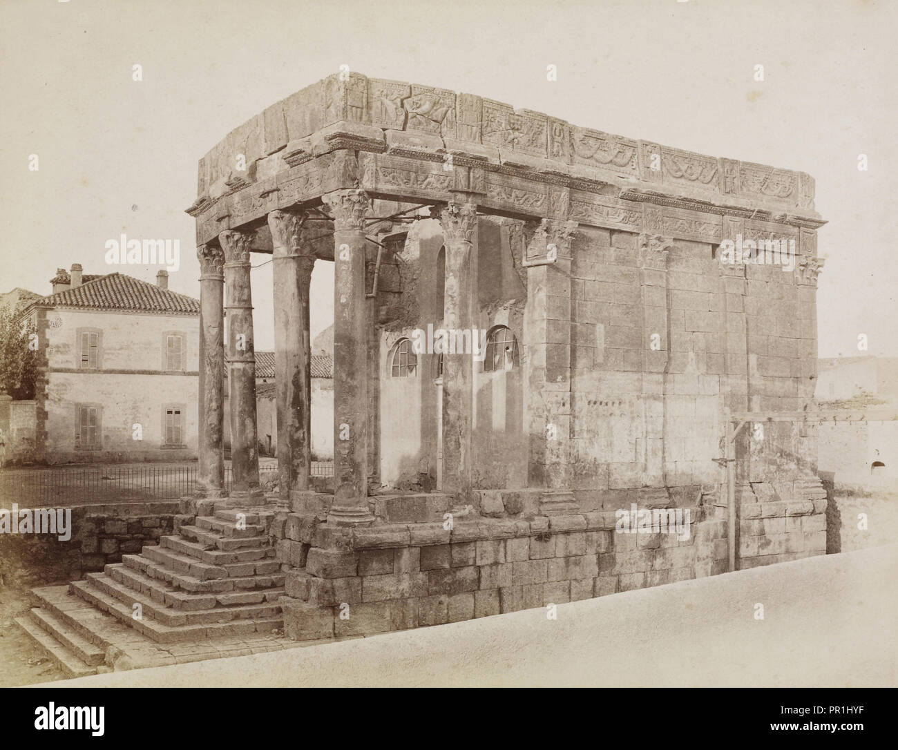 Viste di Algeria, Le Roux, A., albume, ca. 1880, viste di urbano e provinciale siti algerino compresi: Algeri, Bône Foto Stock