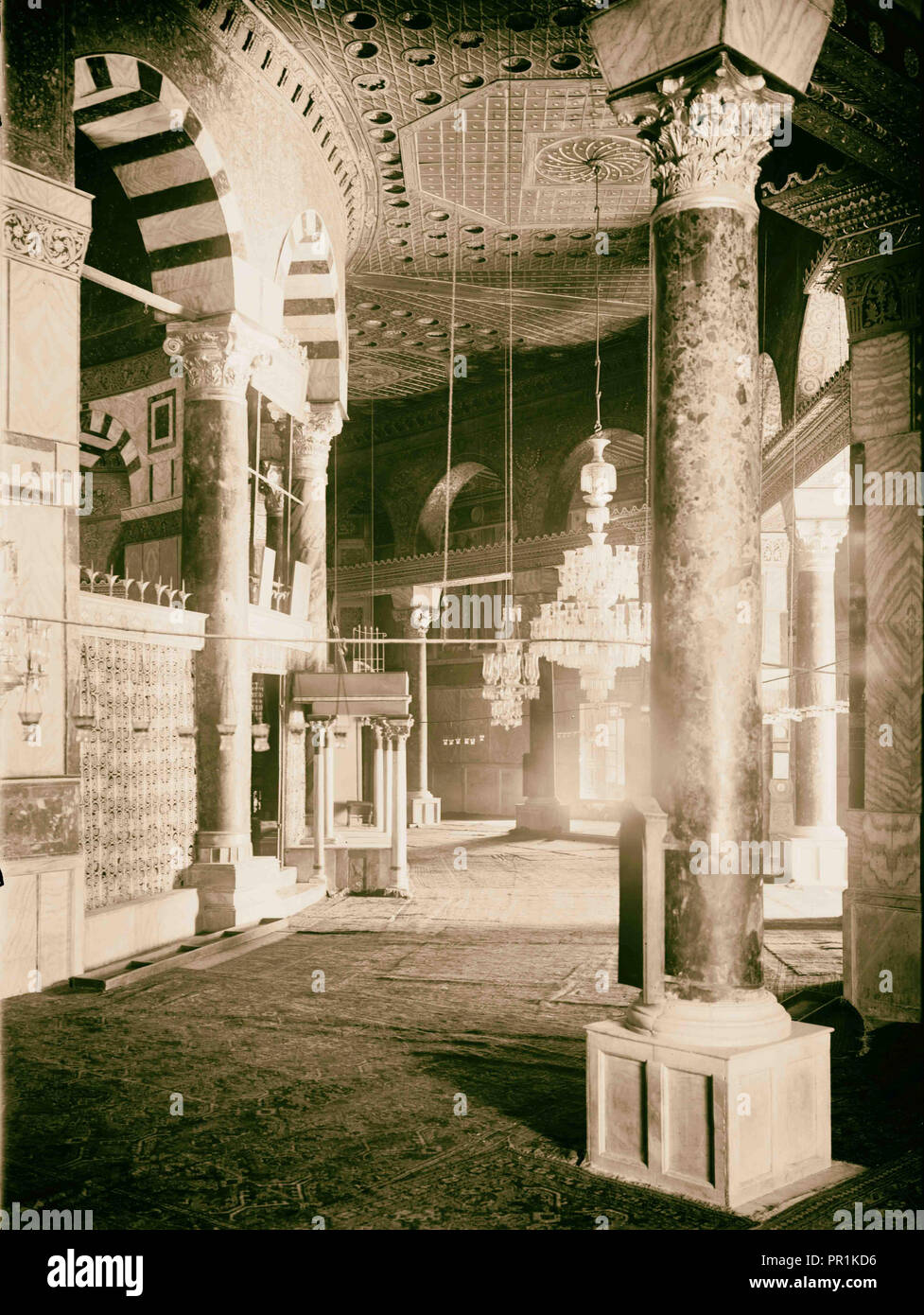 Cupola della roccia cupola interno immagini e fotografie stock ad alta