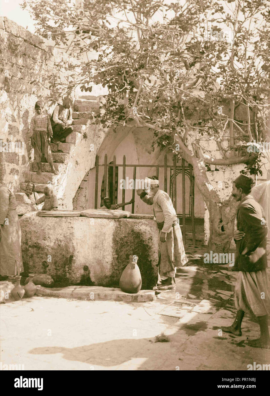 Jaffa. Casa di Simone il conciatore. 1898, Israele, Tel Aviv Foto Stock
