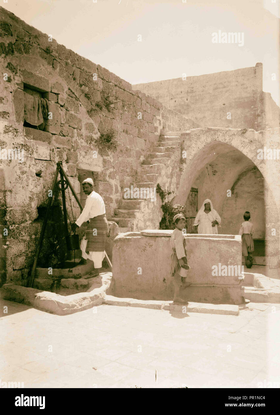 Jaffa. Casa di Simone il conciatore. 1898, Israele, Tel Aviv Foto Stock