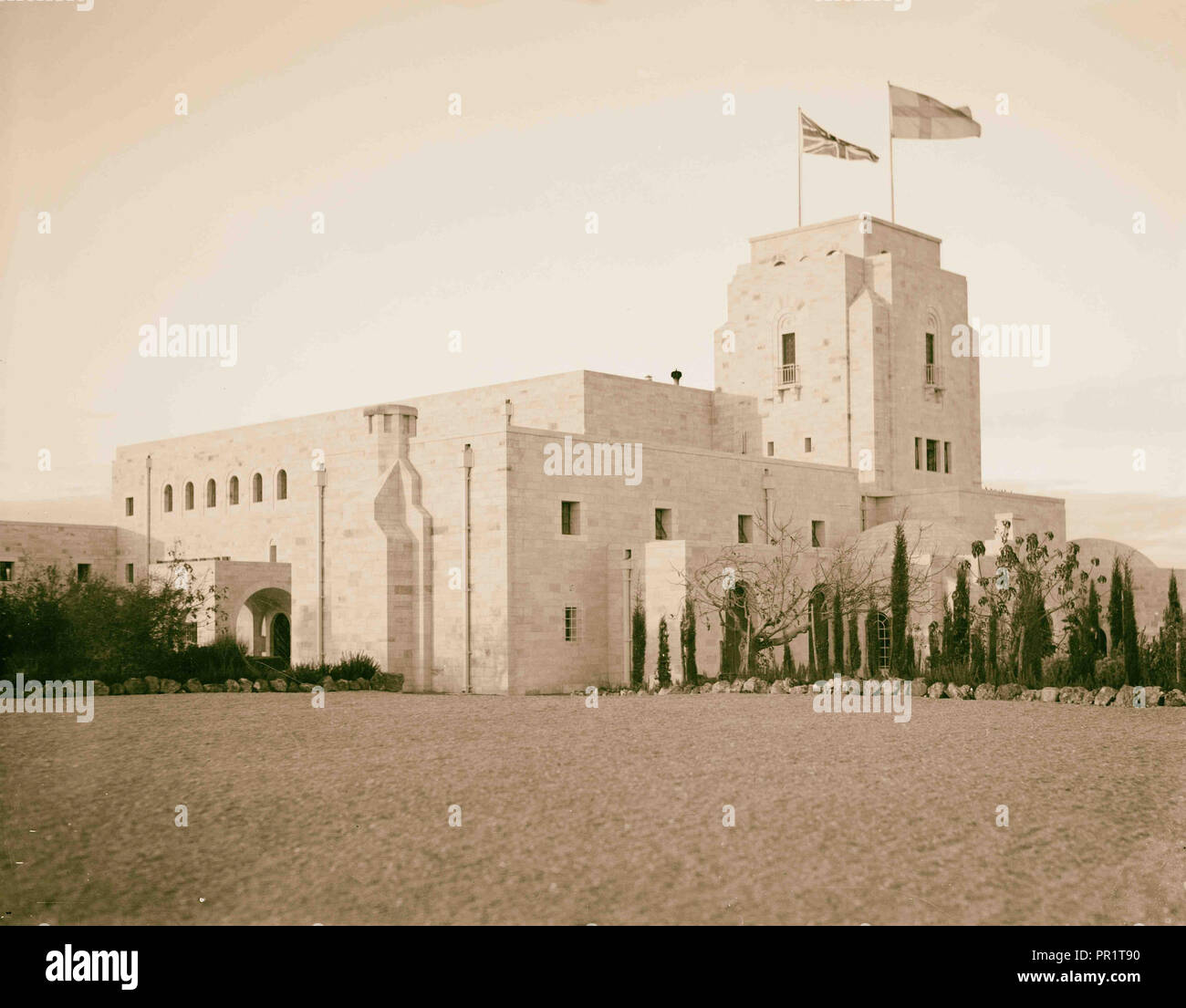 Alto Commissario ha la residenza in Gerusalemme 1920, Israele Foto Stock