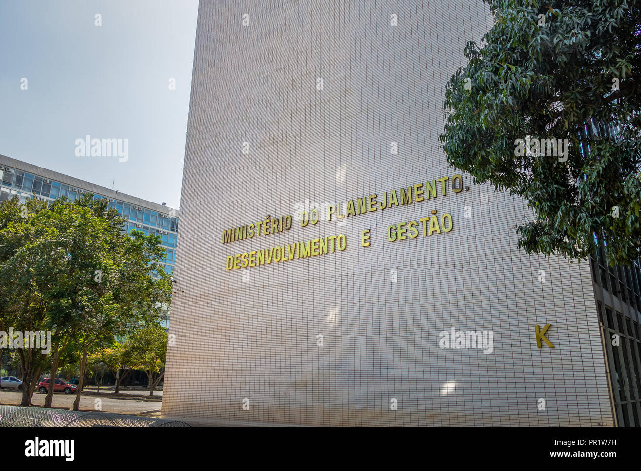 Ministero della pianificazione, sviluppo e costruzione di gestione - Brasilia, Distrito Federal, Brasile Foto Stock
