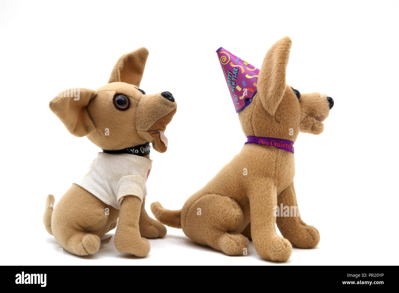 Promozionali Taco Bell Chihuahua cani giocattoli da collezione Foto Stock