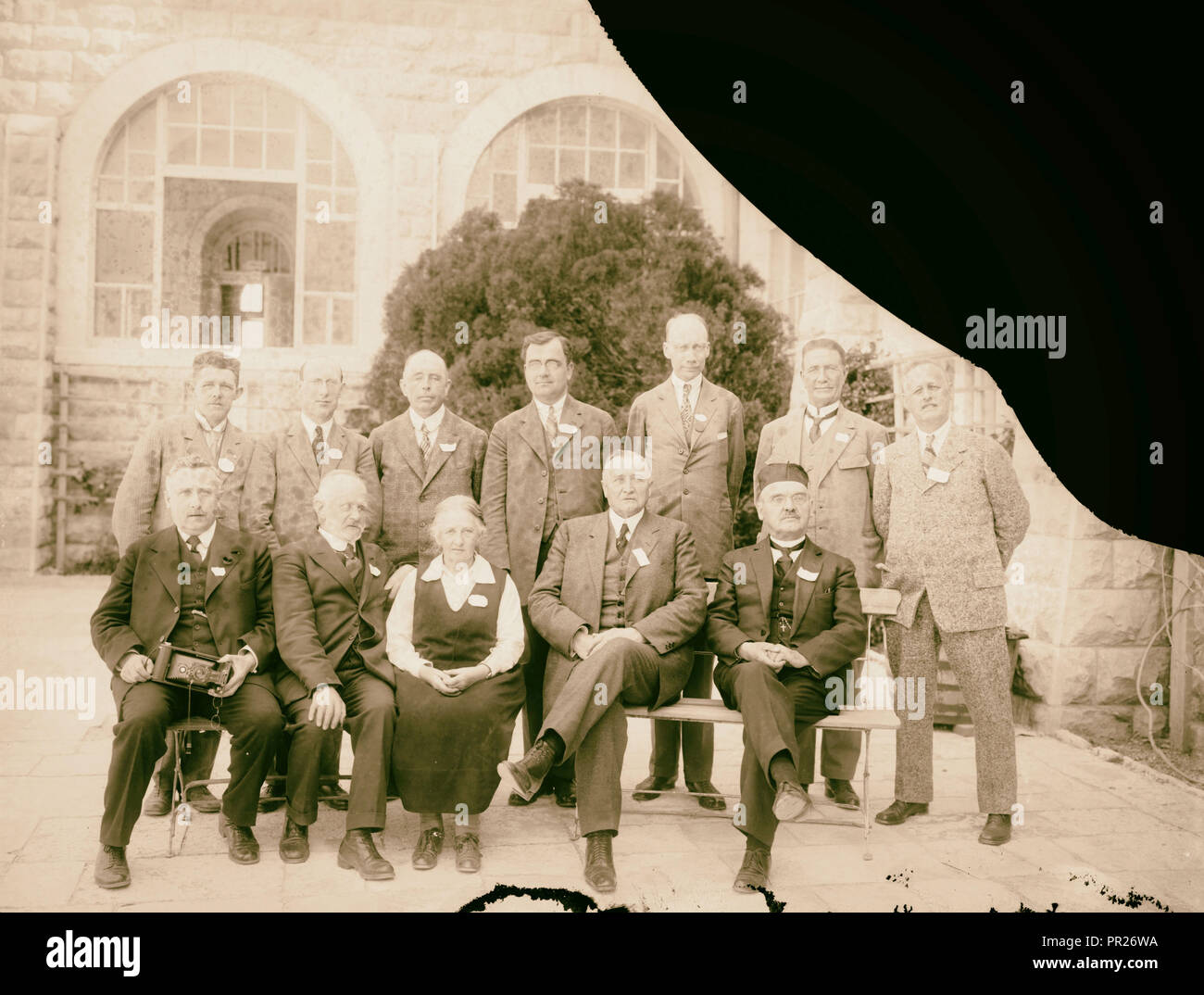 La I.M.C. Internazionale del Consiglio Missionario, 1928. 1928, Gerusalemme, Israele Foto Stock