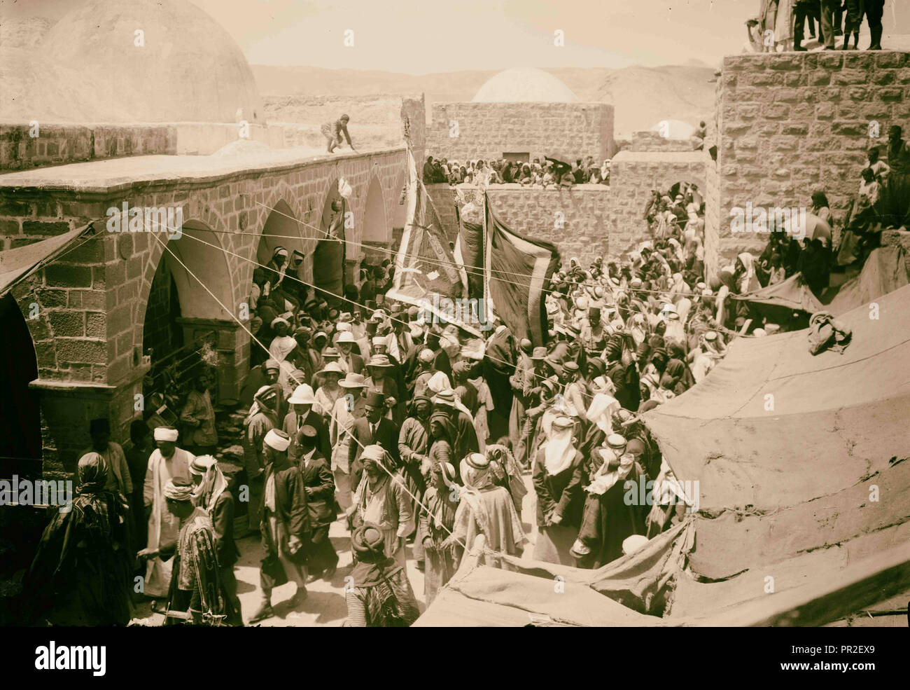 La nuova era in Palestina. L arrivo di Sir Herbert Samuel, H.B.M. alto commissario, ecc. Sir Herbert Samuel Foto Stock