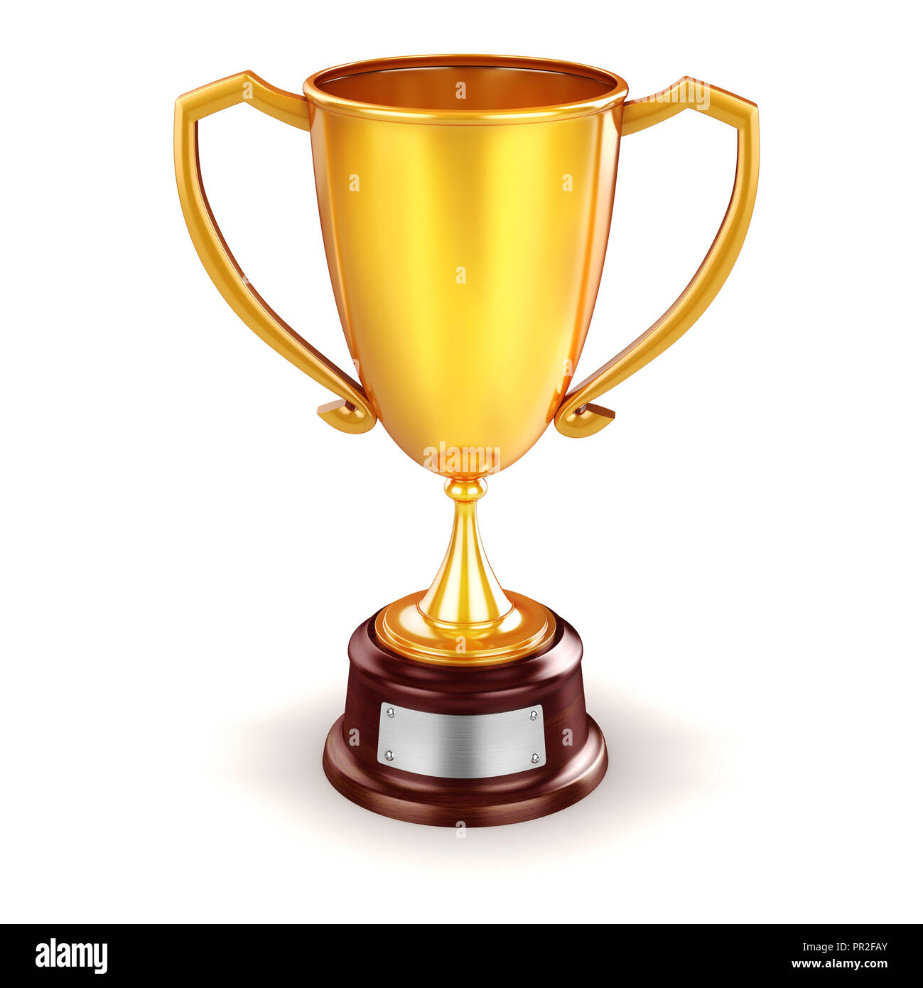 3d oro del Trofeo cup Foto Stock