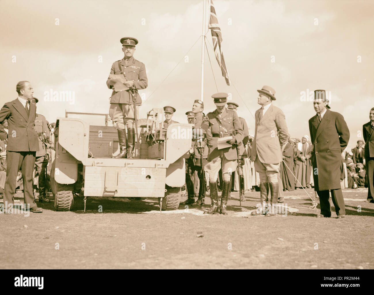 Yatta dramma politico, Dic 18, '38, West Bank, Yatta, Medio Oriente Foto Stock