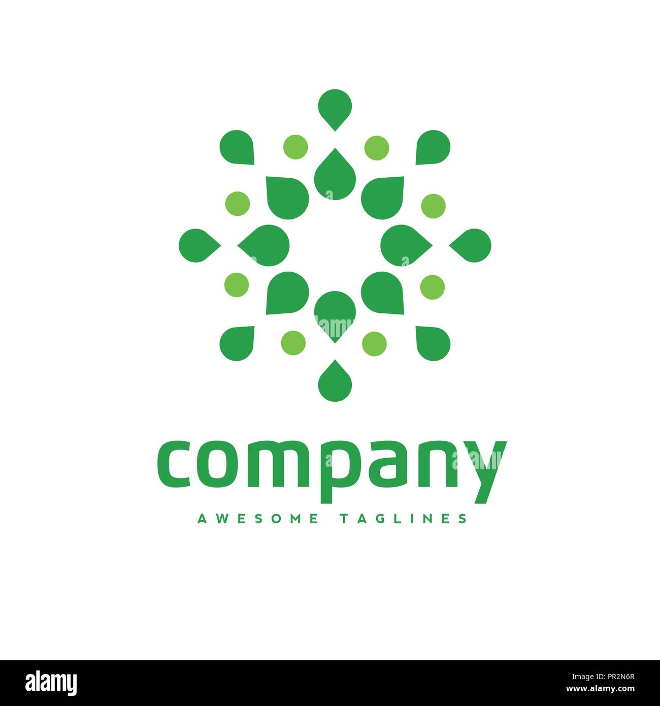 Vettore punteggiata telaio a cerchio, dot pattern in cerchio alla moda elemento di design per il round un banner o un logo. Illustrazione Vettoriale