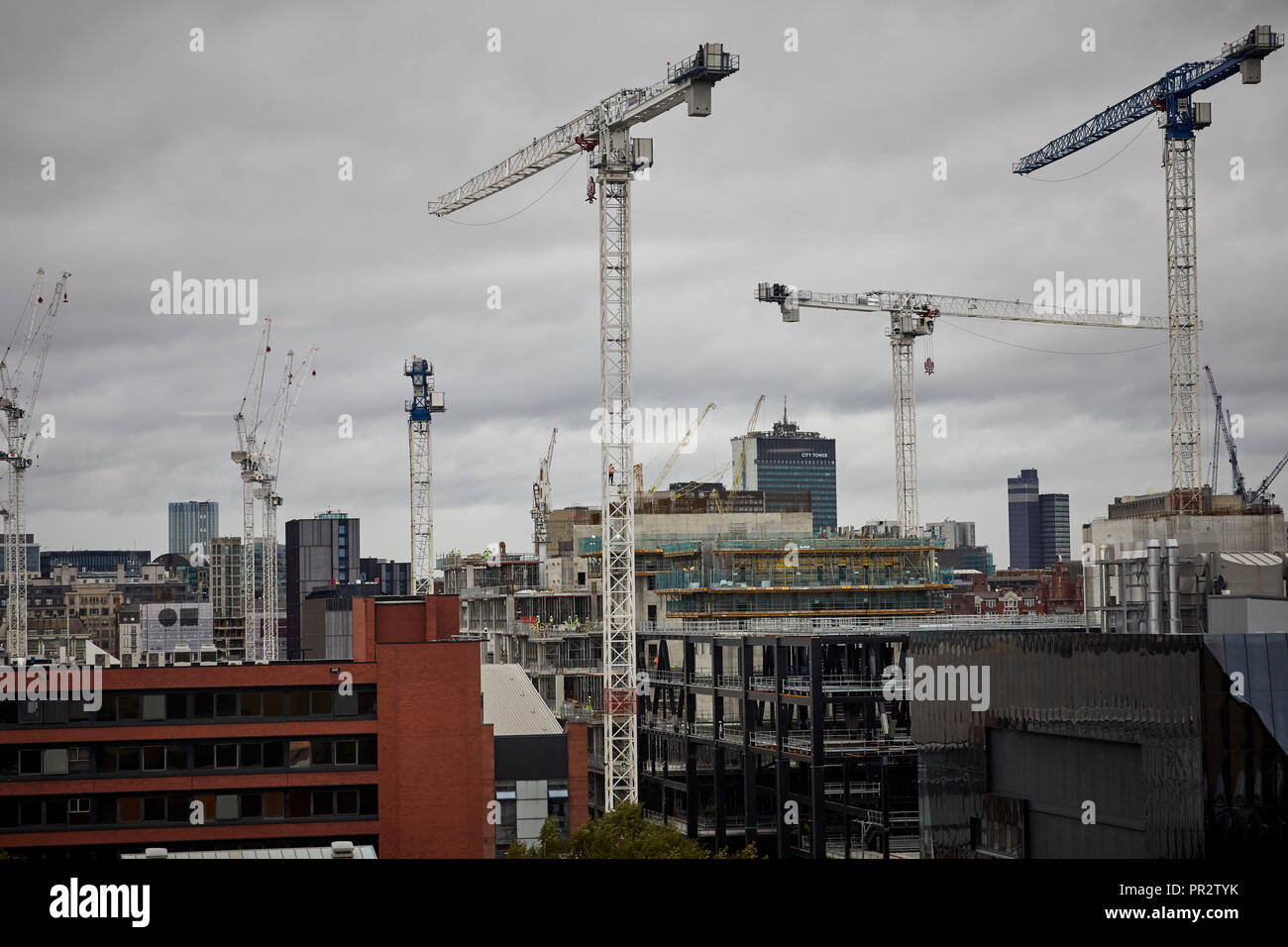 Università di Manchester Campus di ingegneria dello sviluppo (MECD) sarà quella del singolo, la più grande costruzione progetti avviati da qualsiasi educat superiore Foto Stock