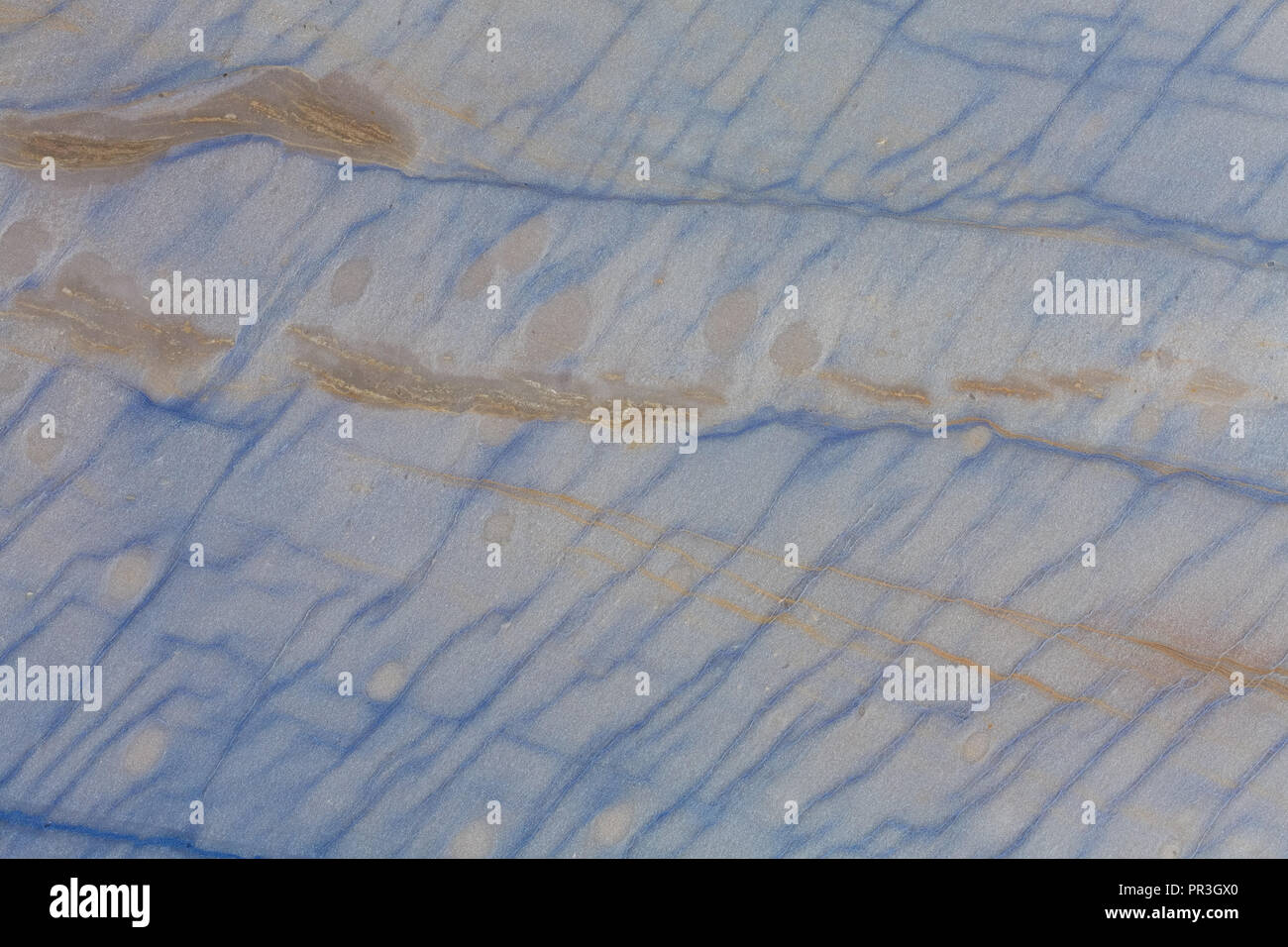 Close up granito blu pattern texture di superficie backgroun astratto Foto Stock