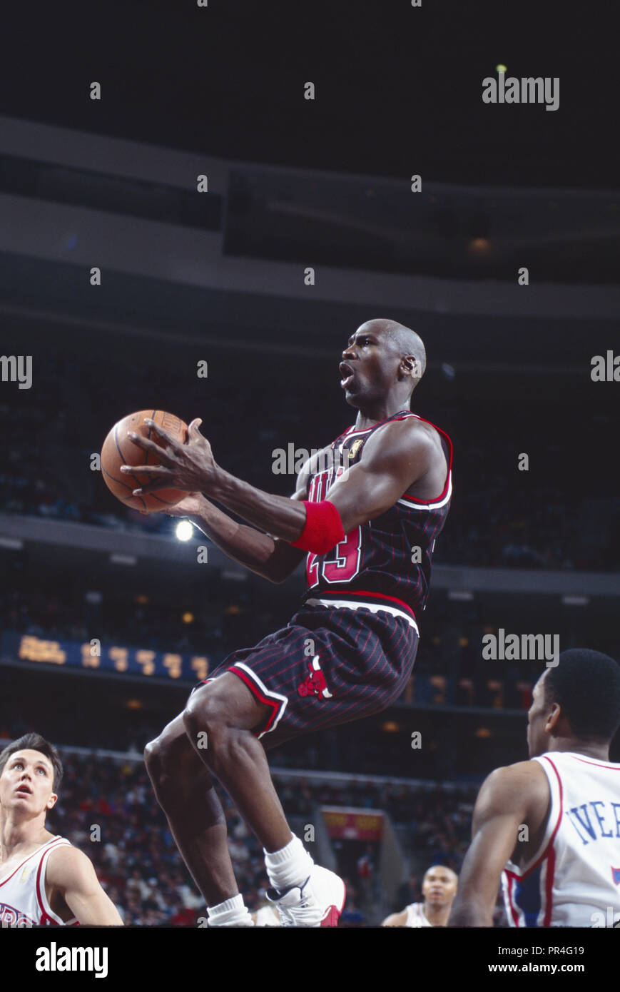 Michael Jordan di Chicago Bulls. La stagione 1996-1997 Foto Stock