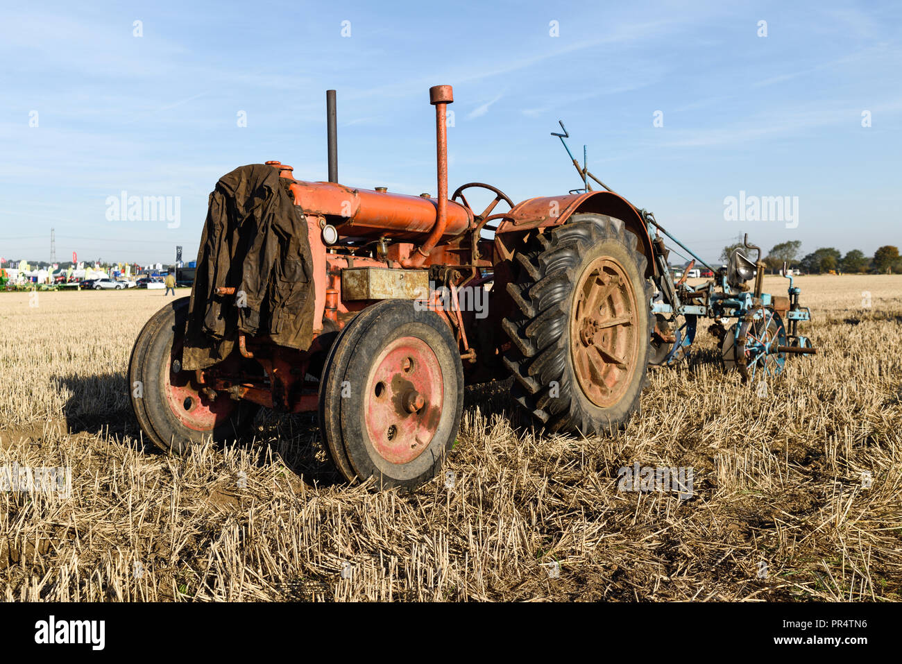 Poco Carlton, Nottinghamshire, Regno Unito: 29 Settembre 2018: aratura a Southwell match è la più grande agricolo di una mostra per un giorno nel Nottinghamshire, istituito nel 1855 e gestito da un comitato composto di uomini di affari locali e gli appassionati di rurale. La mostra annuale si è svolta in un luogo diverso ogni anno con 2018 che si terrà a poco Carlton. Credito: Ian Francesco/Alamy Live News Foto Stock